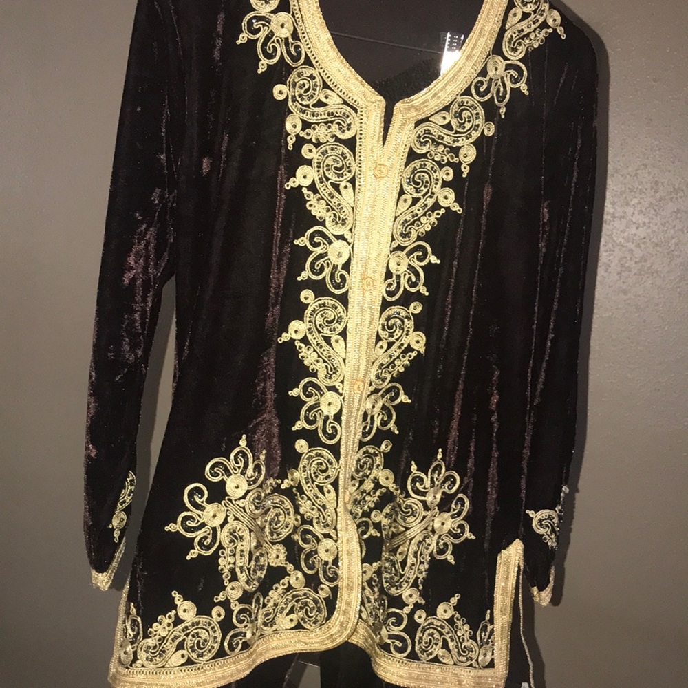 Two piece Moroccan jabadoor set